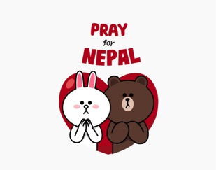 LINE Luncurkan Stiker untuk Membantu Korban Gempa Nepal